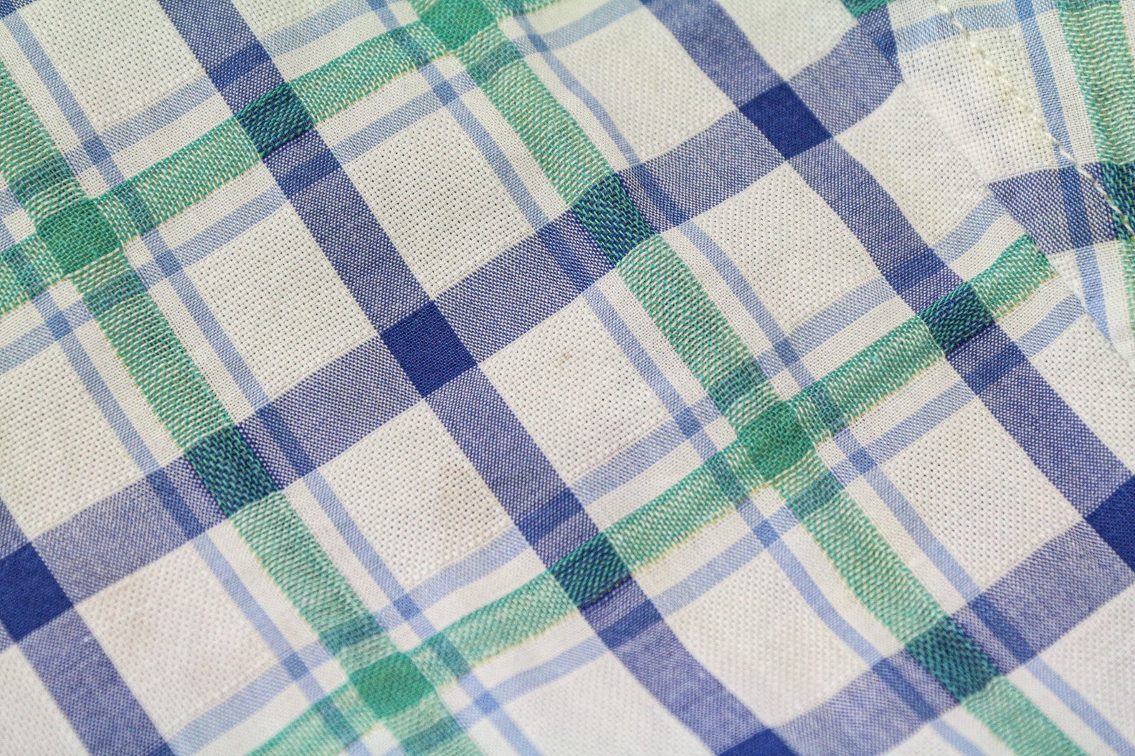 SCOTCH & SODA Ams Couture Men's Shirt L Blue Green Checked Cotton Long Sleeve