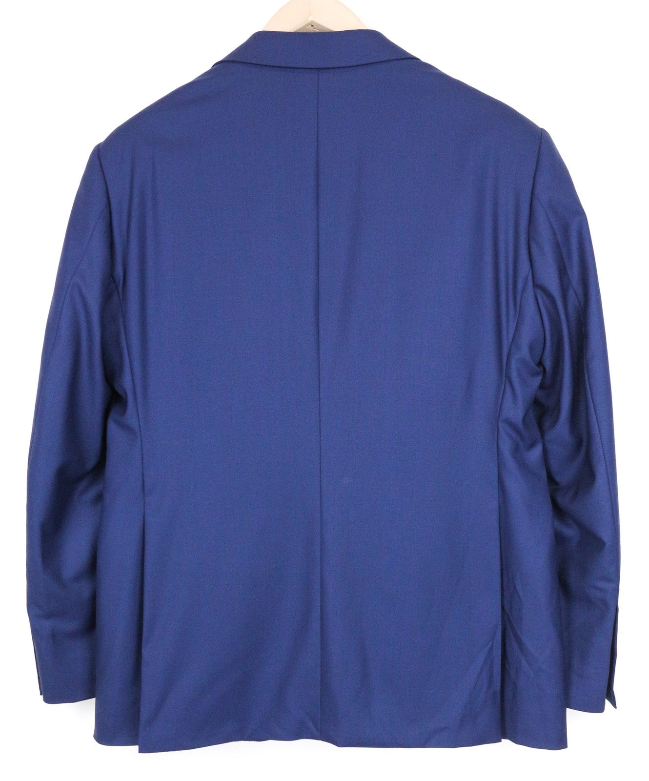 SUITSUPPLY La Spalla vyriškas švarkas UK40S mėlynas vilnonis švarkas su vienaeiliu įpjovimu atvarte 