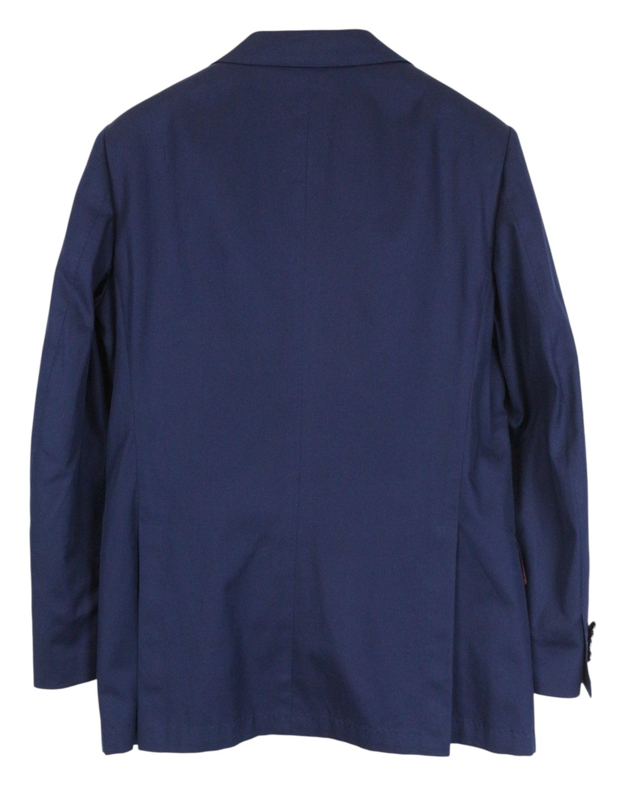 SUITSUPPLY La Spalla Men's Suit UK38R Blue Cotton 2Pc Lined Slim Single Breasted