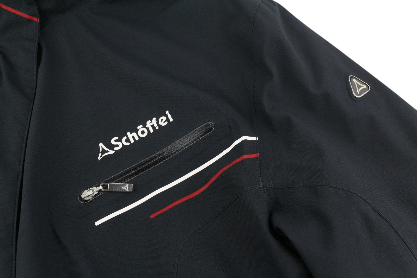 SCHOFFEL Ferry II Women Jacket UK20 Black Skiing Snow Skirt Hooded Insulated