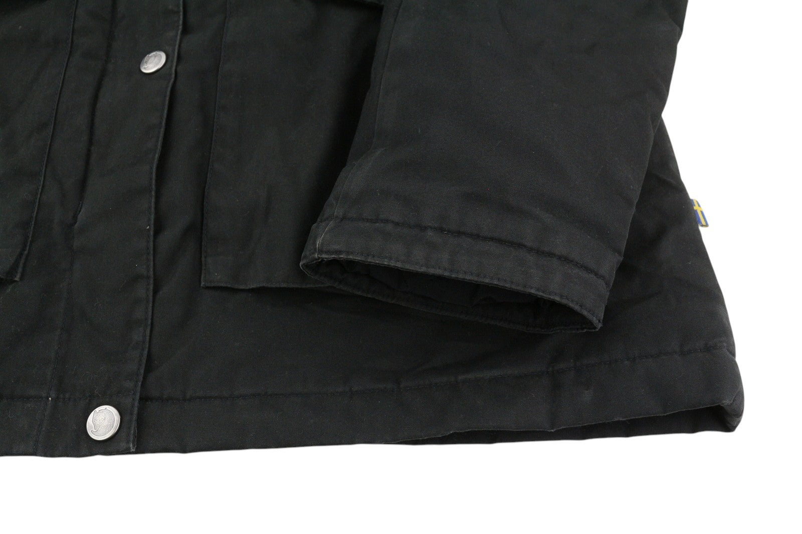 FJALLRAVEN 89259 - Greenland Parka Women Jacket S Black Hooded Zip Lightweight