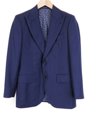 SUITSUPPLY La Spalla Men's Slim Wool Blazer UK36S Blue Perennial Super 110's