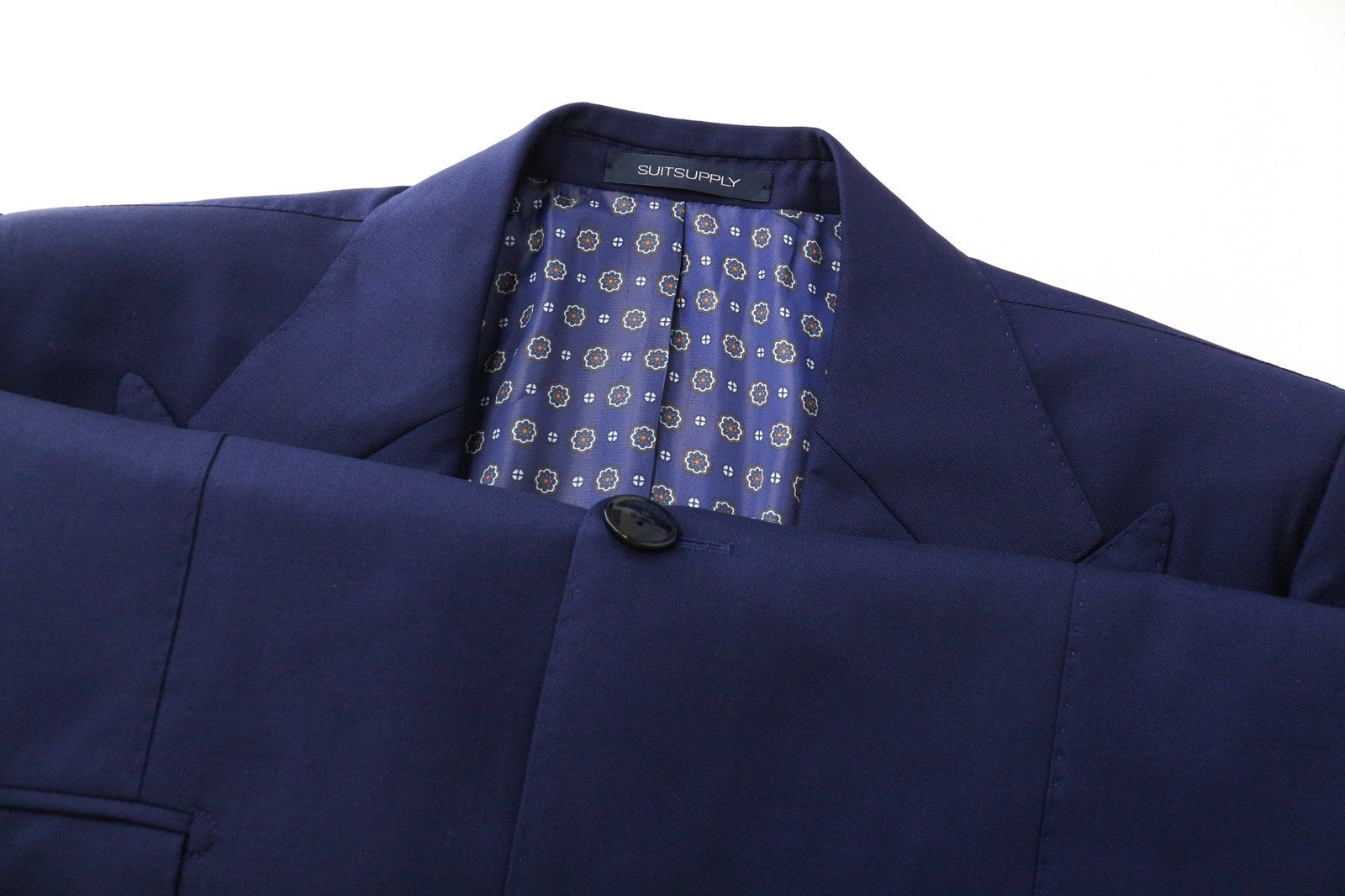 SUITSUPPLY La Spalla Men's Slim Wool Blazer UK36S Blue Perennial Super 110's