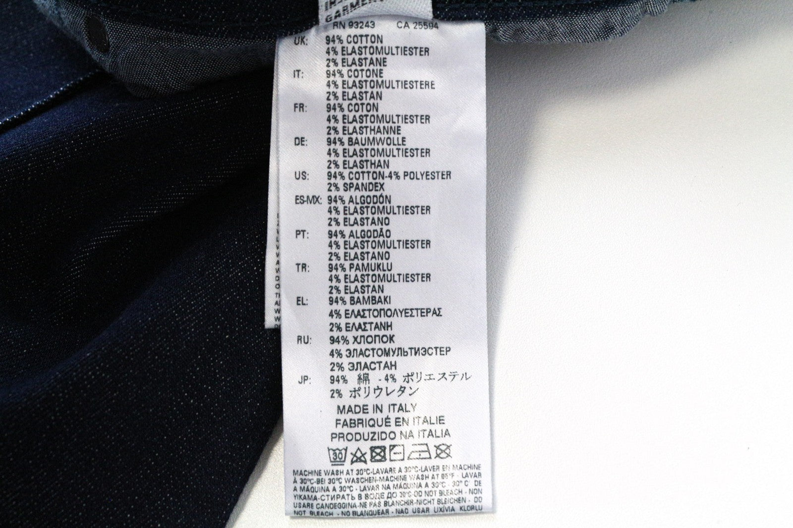 DIESEL Jifer-P 0688B Men's Jeans W32/L32 Slim Taper Stretch Blue Denim