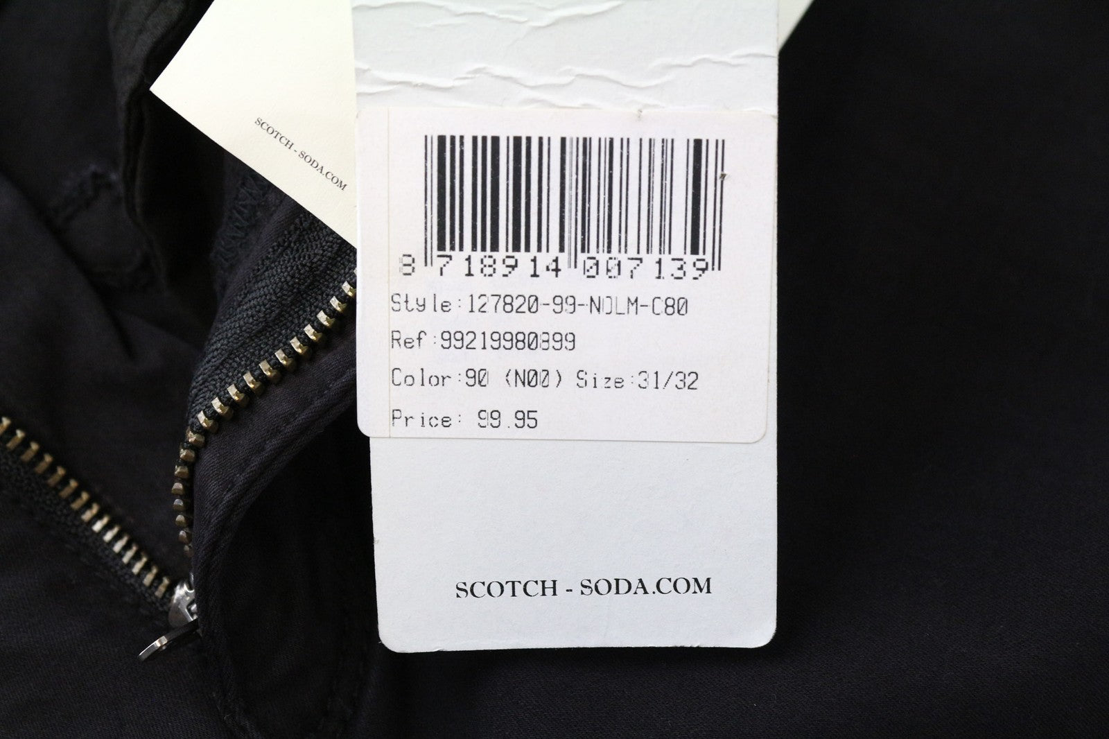 MAISON SCOTCH La Bohemiene Women's Jeans W31/L32 Black Skinny Garment-Dyed