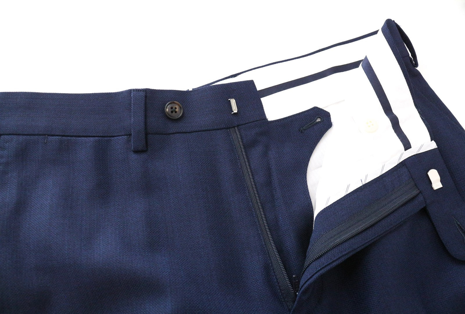 SUITSUPPLY Lazio Men's Suit UK36R Slim Wool S110s 2 Piece Blue Melange