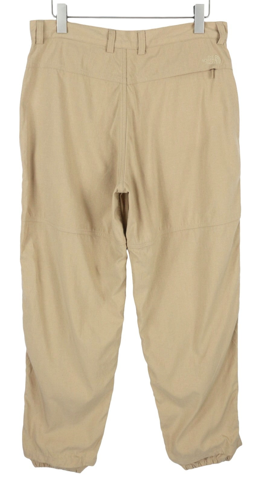 THE NORTH FACE Men Trousers W36 Brown Pleated Zip Fly Pockets Casual Trekking
