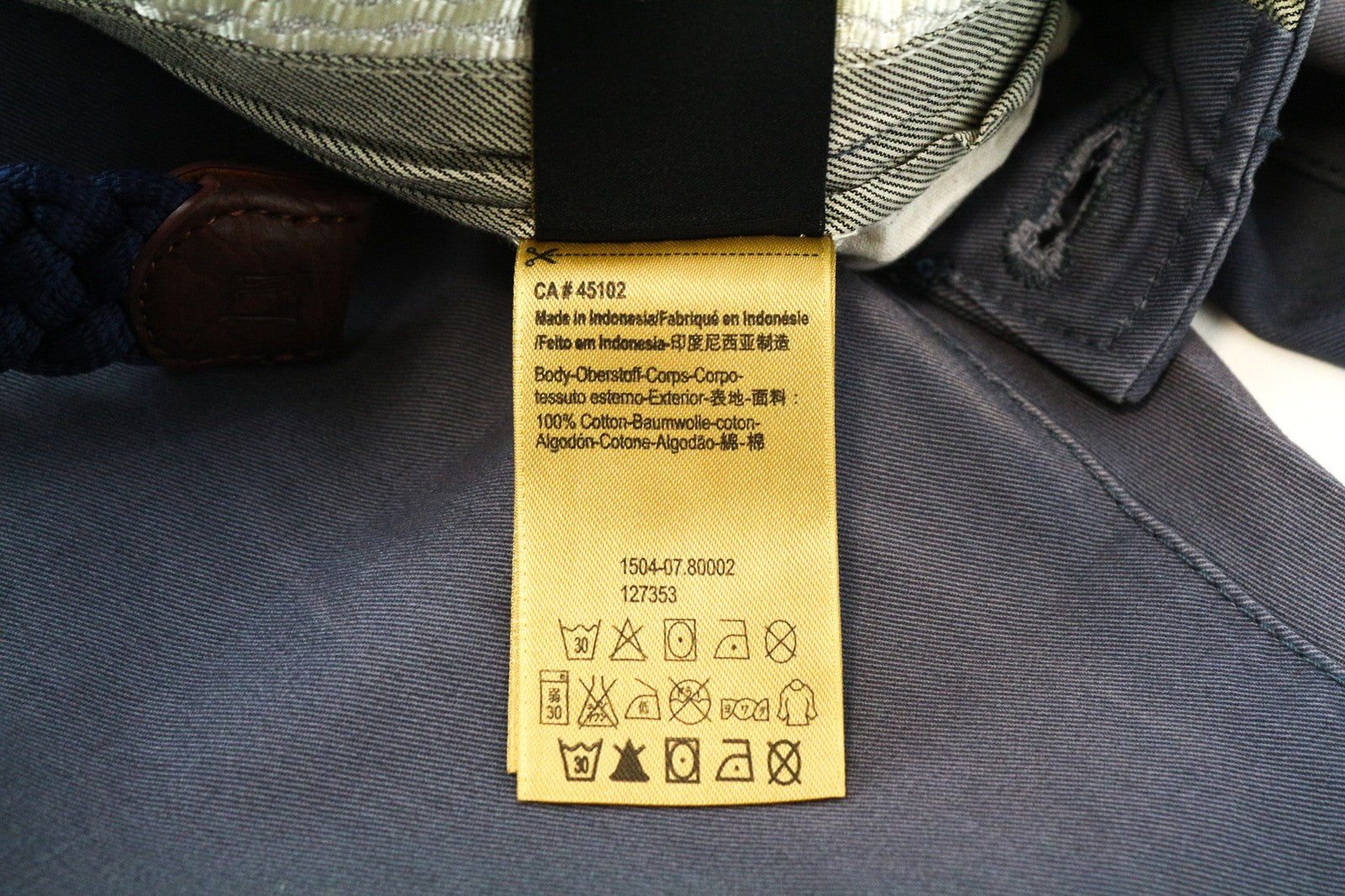 SCOTCH & SODA Warren Men's Trousers W30/L32 Relaxed Slim Blue Washed Cotton