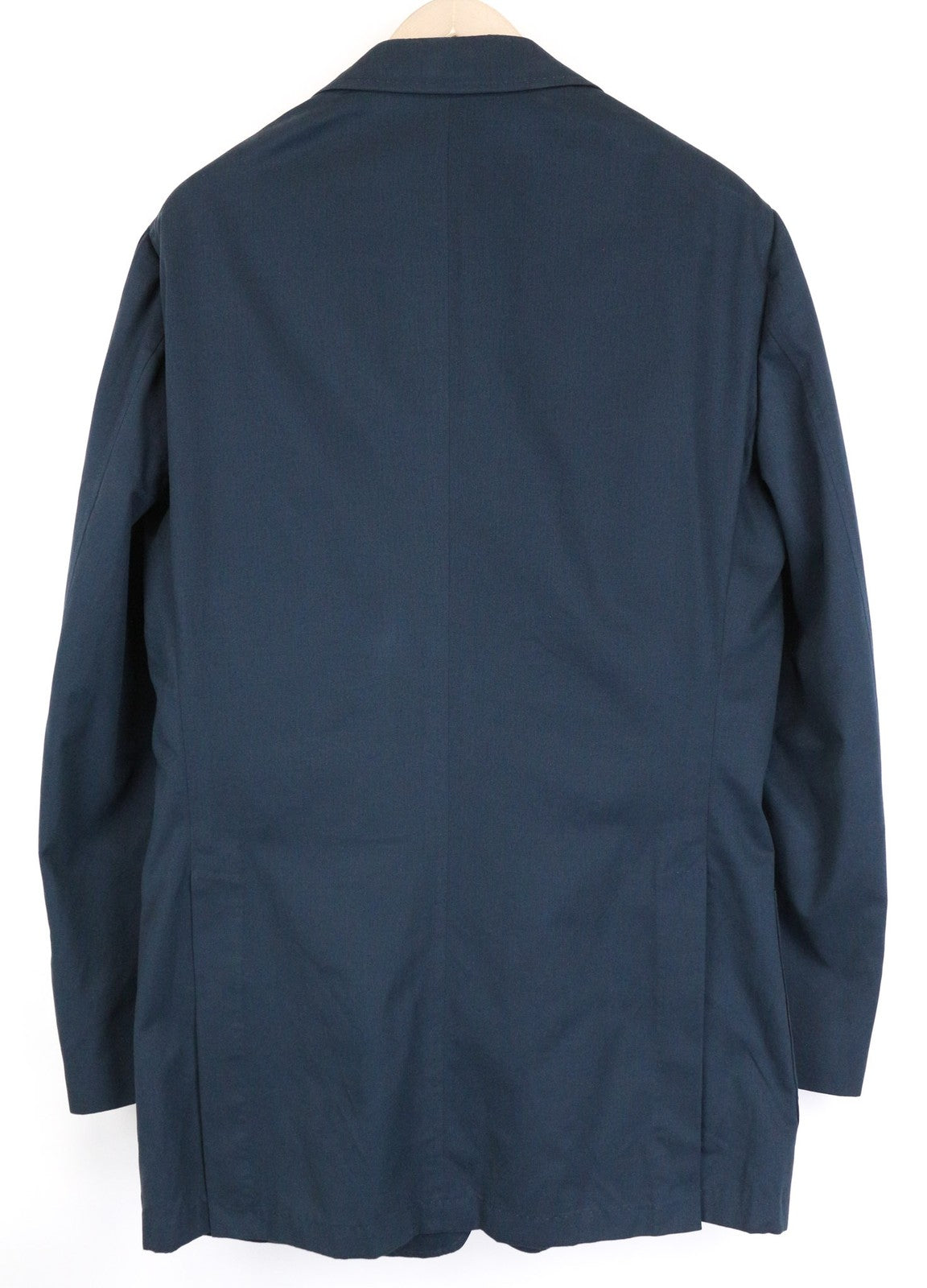 SUITSUPPLY La Spalla vyriškas švarkas, UK48L, mėlynai žalias, medvilninis kašmyras, be pamušalo 