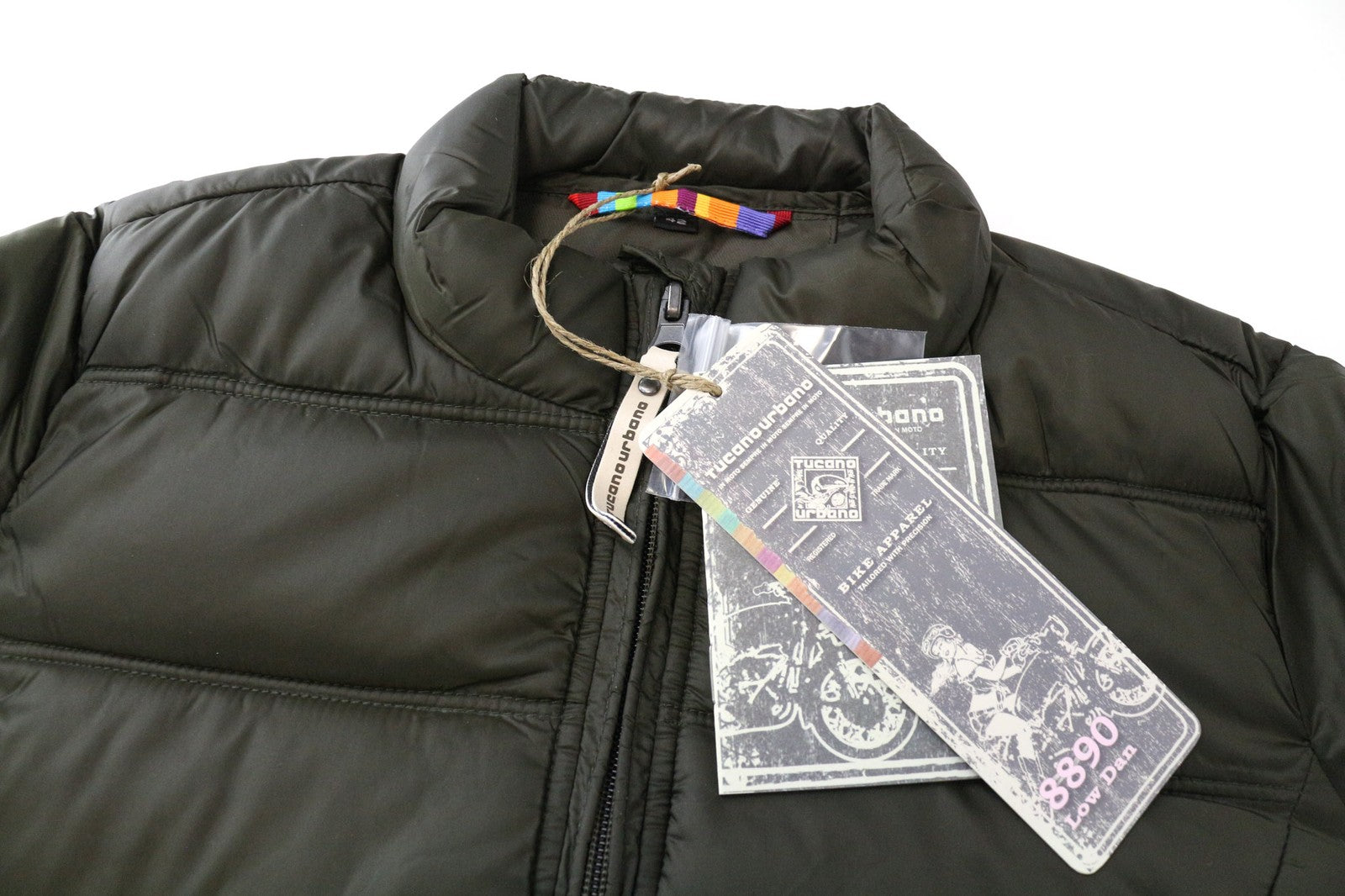 TUCANO URBANO Low Dan Women's Jacket IT42 Green Thermal Padded Water-Repel