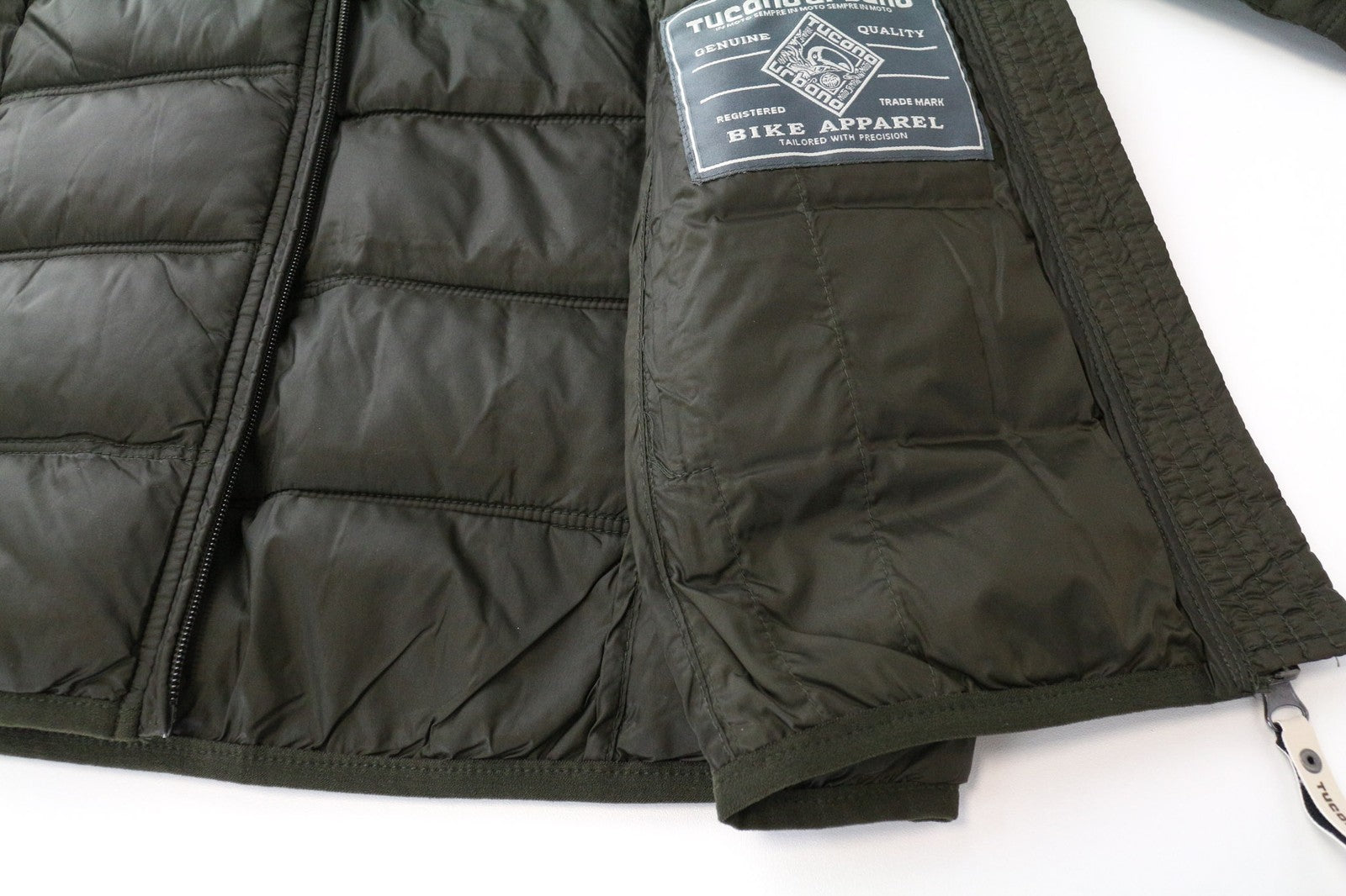 TUCANO URBANO Low Dan Women's Jacket IT42 Green Thermal Padded Water-Repel