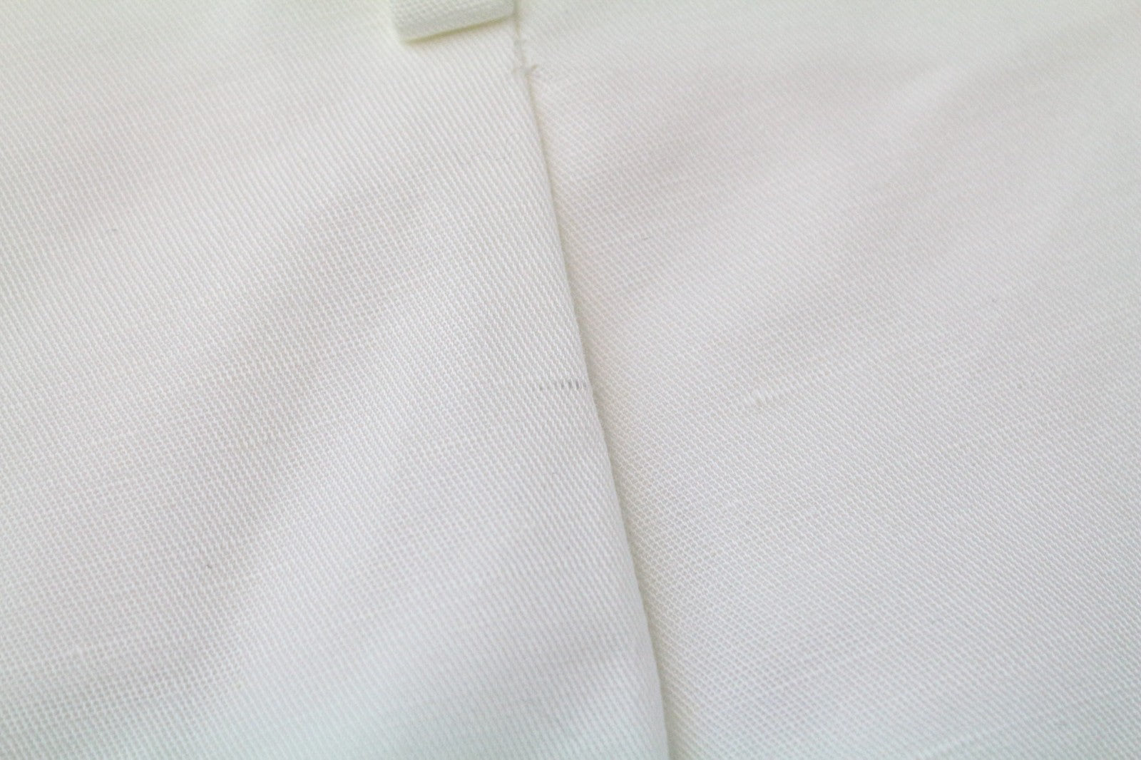 SUITSUPPLY Bennington Men's Shorts UK40R Off-White Linen Cotton Pleated Summer