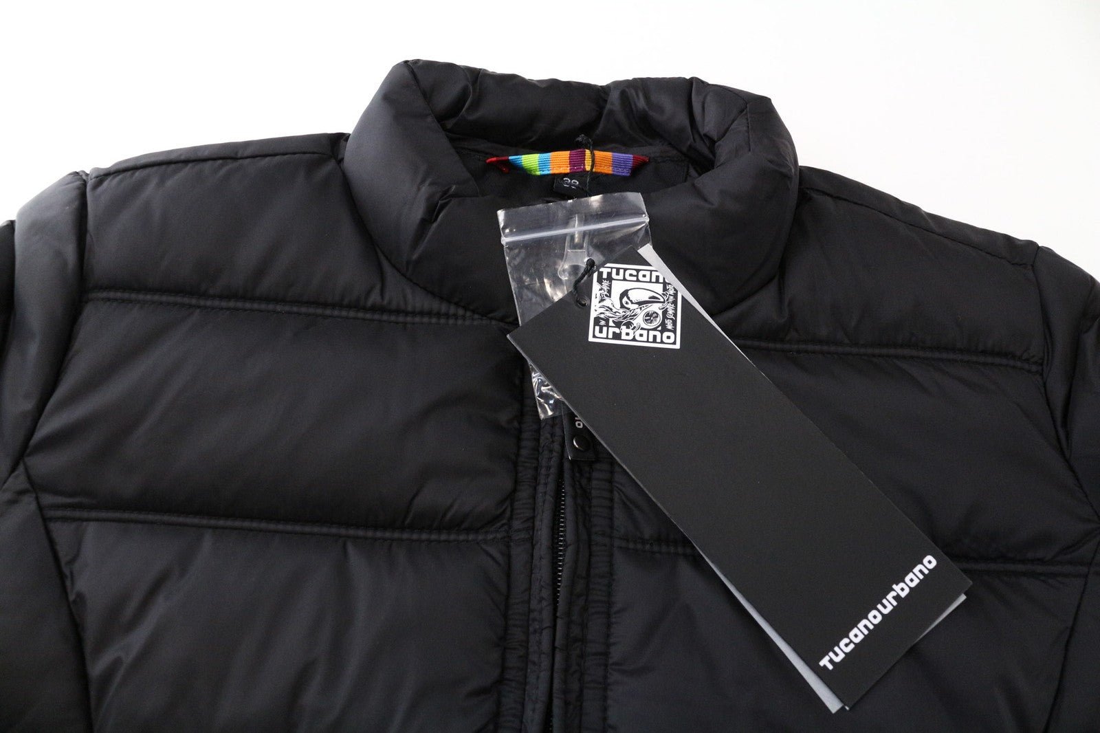 TUCANO URBANO Low Dan Women's Jacket IT38 Black Waterproof Zipped Thermal