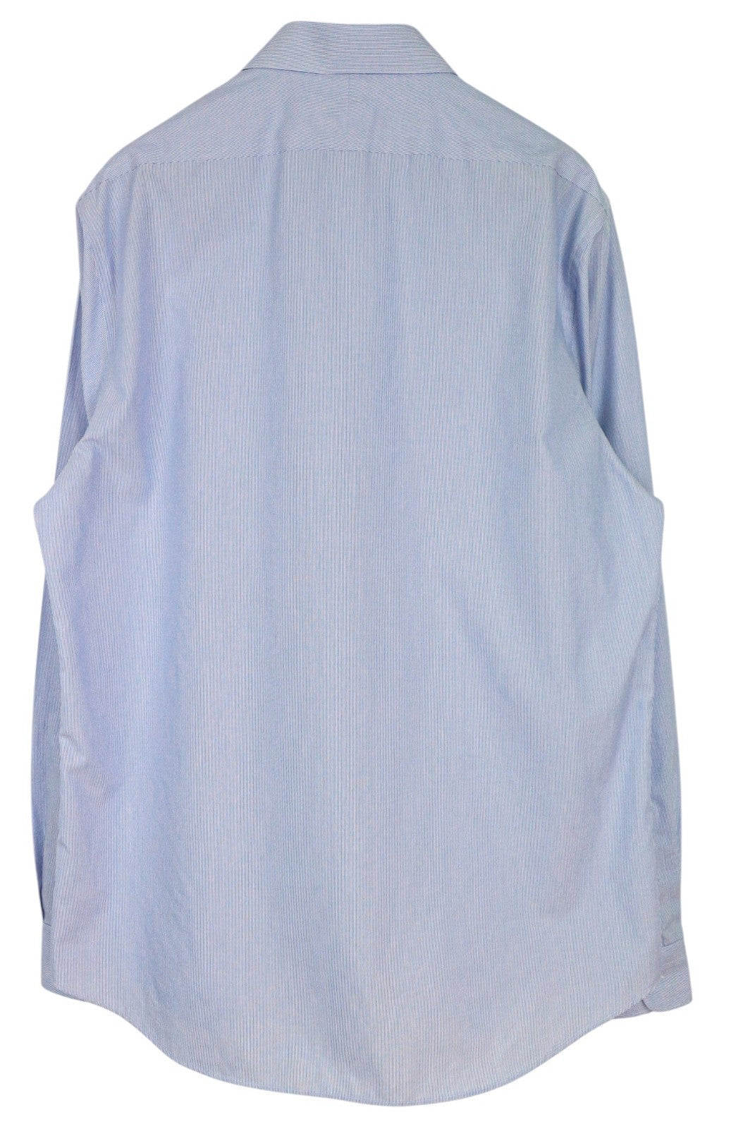 SUITSUPPLY Men's Shirt 46-7/18L Extra Slim Cotton Striped Cutaway Collar Shirt