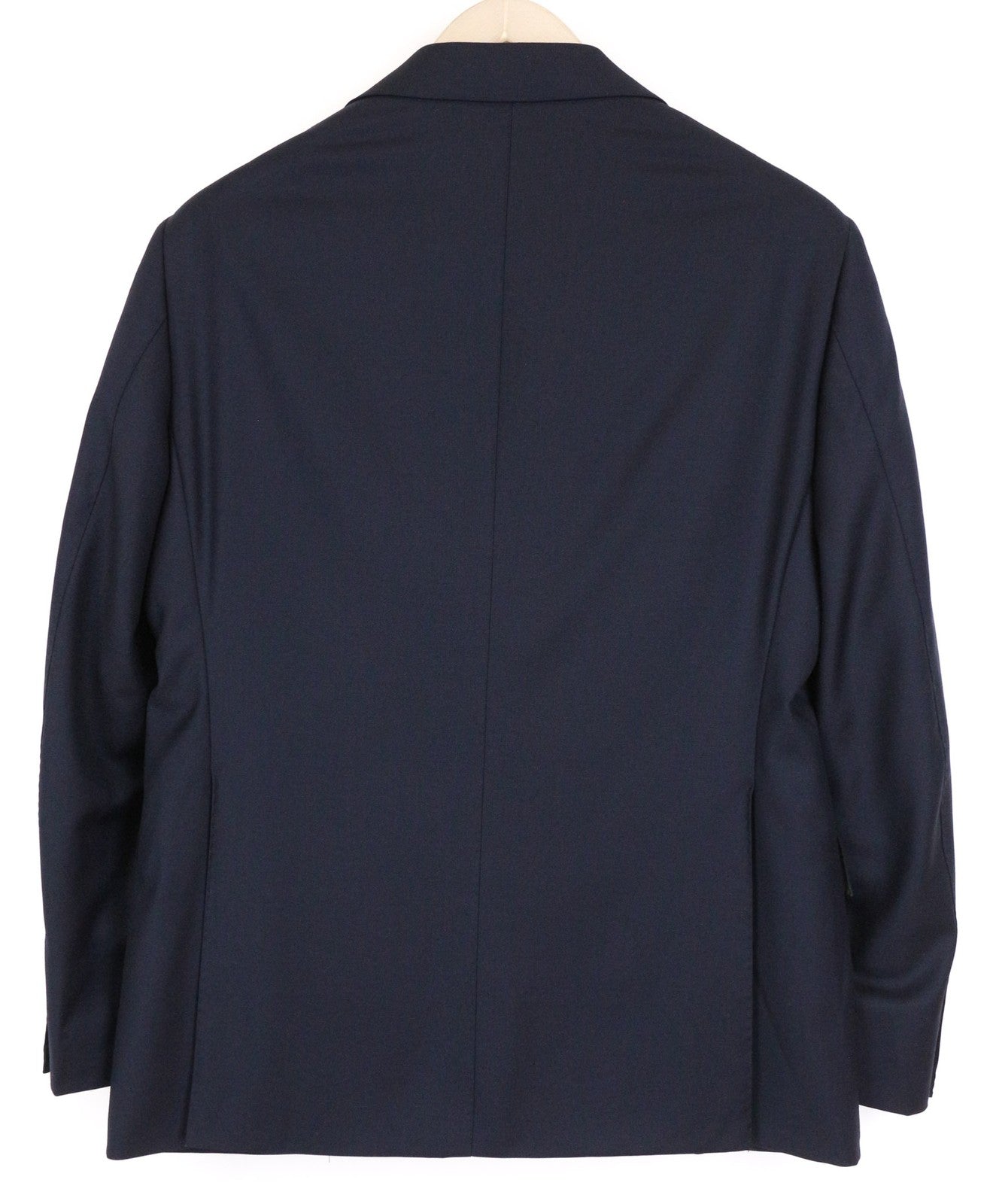 SUITSUPPLY La Spalla vyriškas švarkas UK38S mėlynas vilnonis vieneilis švarkas su pamušalu 