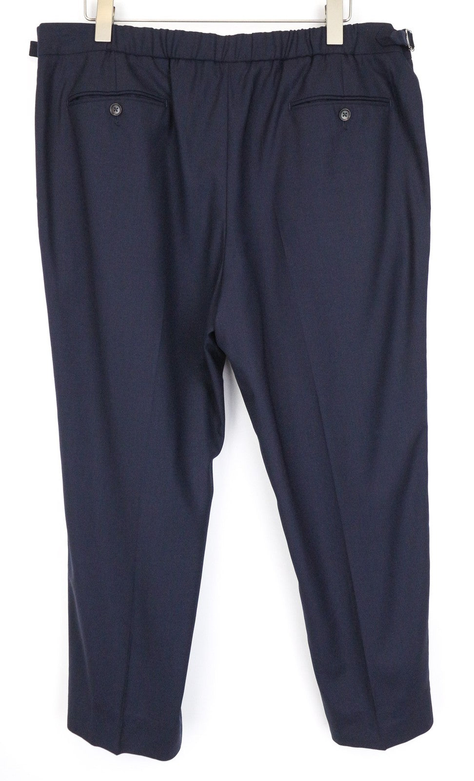 SUITSUPPLY Soho Traveller Men's Pants UK44R Wool Blue Lined Side Adjusters