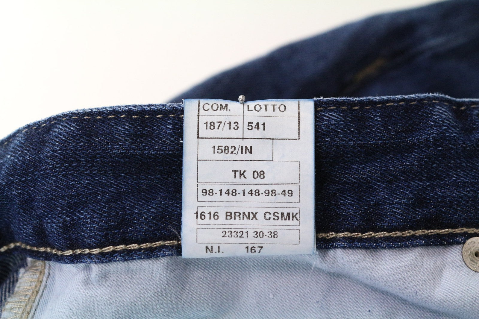 TAKESHY KUROSAWA vyriški džinsai W32 mėlyni medvilniniai, įprasto kirpimo, su nublukimu