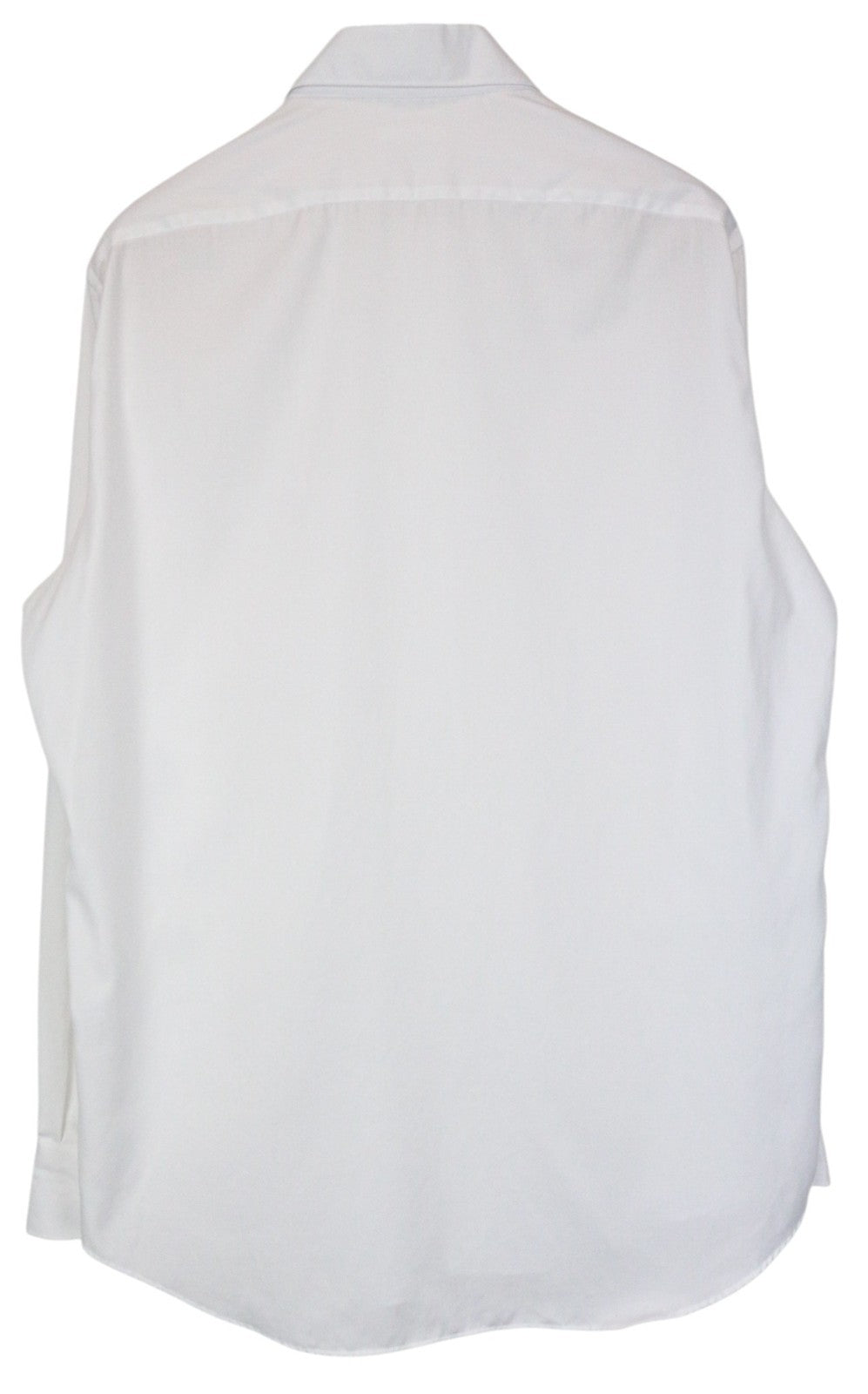 SUITSUPPLY Traveller Men's Formal Shirt 43/17 Slim White Cotton Spread Collar