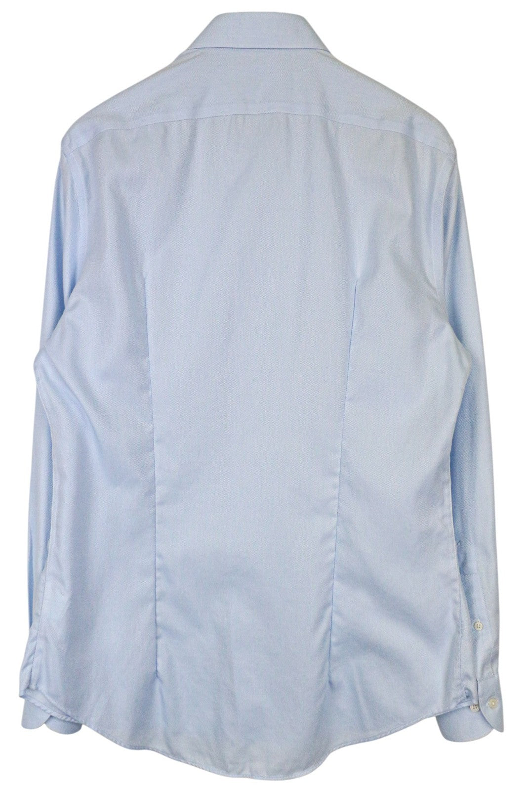 SUITSUPPLY Traveller Men's Formal Shirt 41/16 Slim Blue Pure Cotton Buttoned