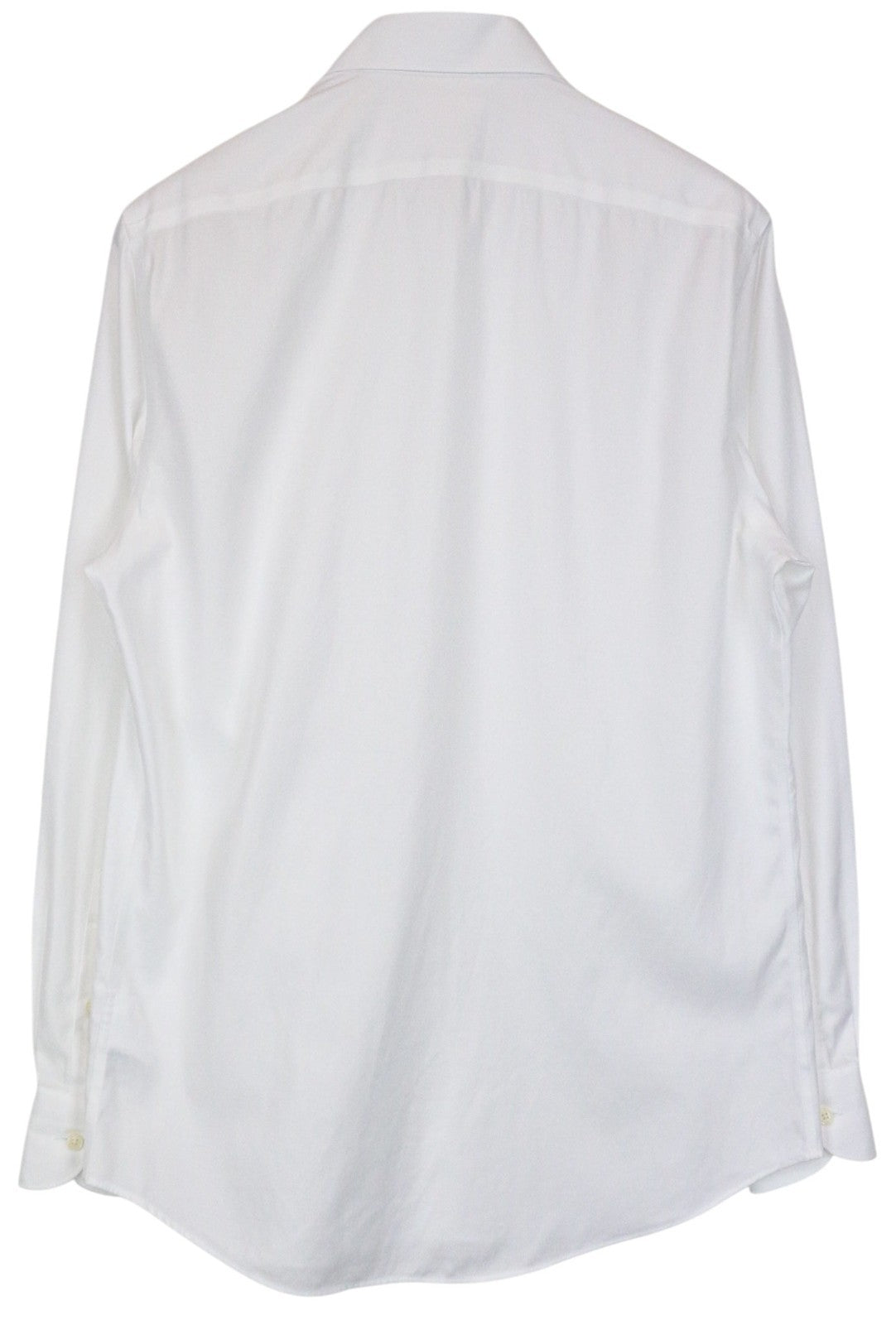 SUITSUPPLY Traveller Men's Formal Shirt 40/15.75 Slim White Pure Long Sleeve