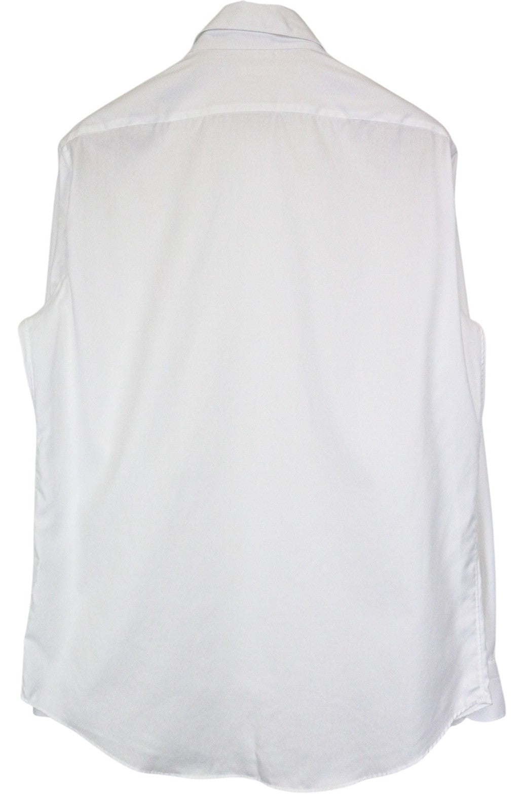 SUITSUPPLY Traveller Men's Formal Shirt 41/16 Slim White Pure Cotton Long Sleeve