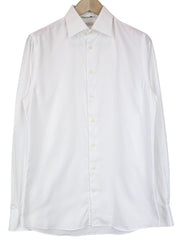 SUITSUPPLY Traveller Men's Formal Shirt 39/15.5 Extra Slim White Long Sleeve