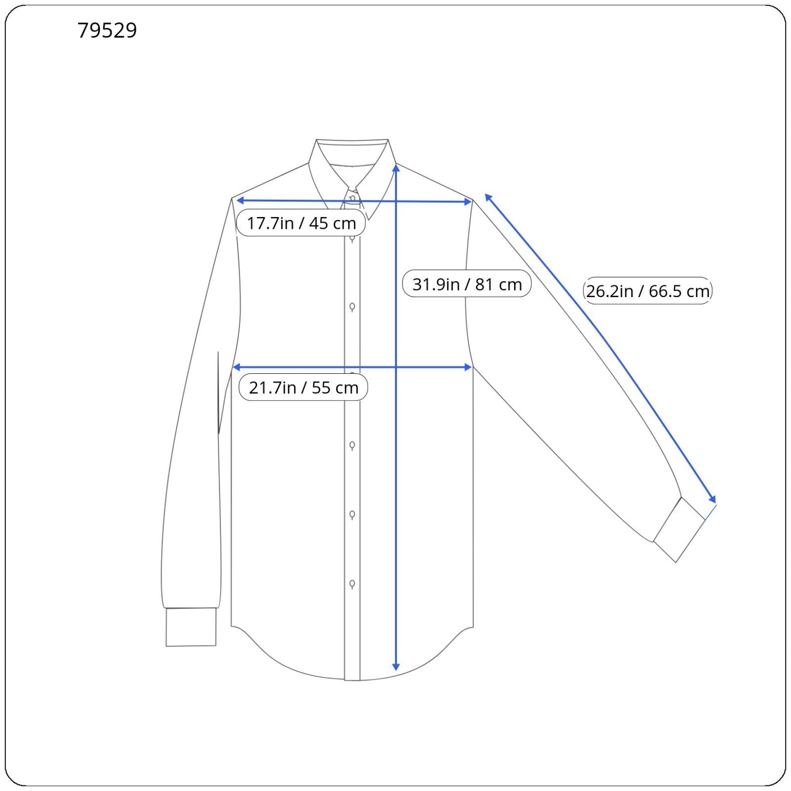 SUITSUPPLY Traveller Men's Formal Shirt 40/15.75 Slim White Pure Button-Up