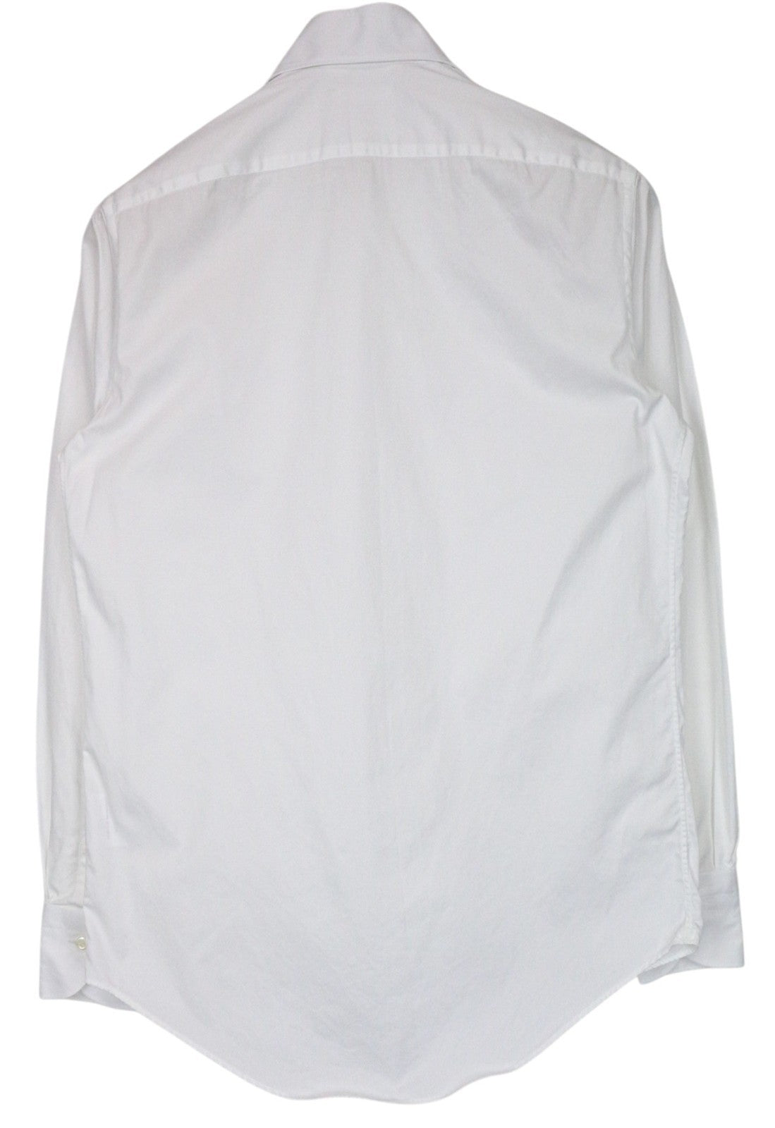 SUITSUPPLY Men's Formal Shirt 38/15 Slim White Cotton Long Sleeve Classic