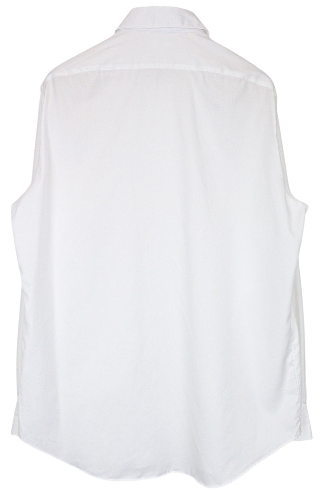 SUITSUPPLY Traveller Men's Formal Shirt 43/17 Slim White Cotton Twill