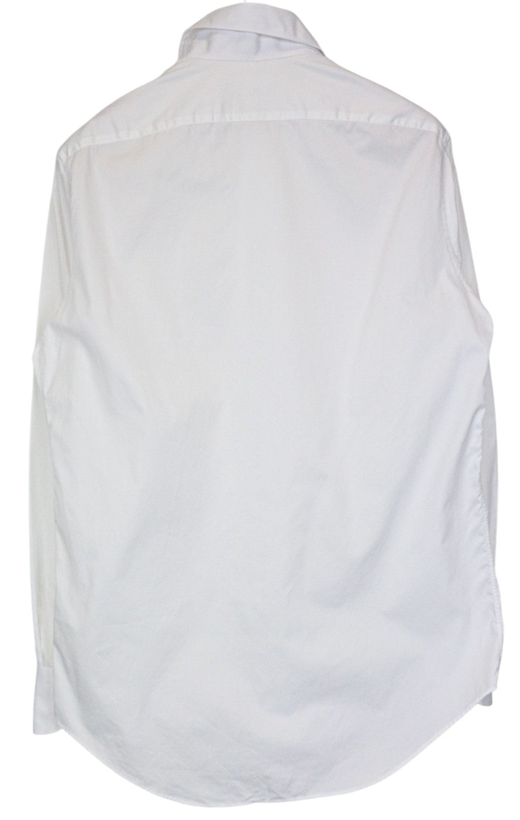 SUITSUPPLY Men's Formal Shirt 41/16 Slim White Cotton Long Sleeve Classic