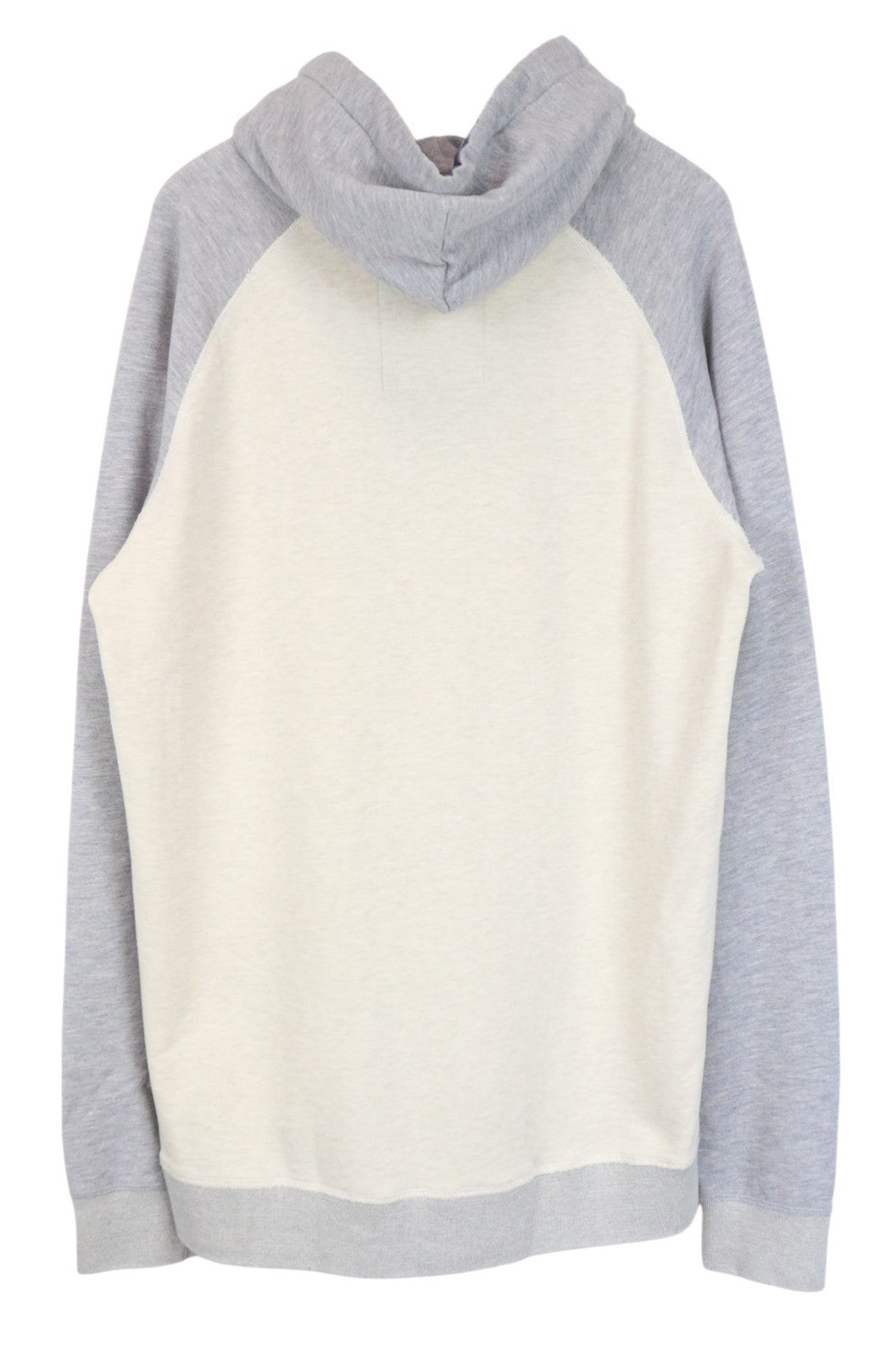 SCOTCH & SODA Men Sweatshirt 2XL Ecru Hooded Cotton Blend Melange Jersey Fleece