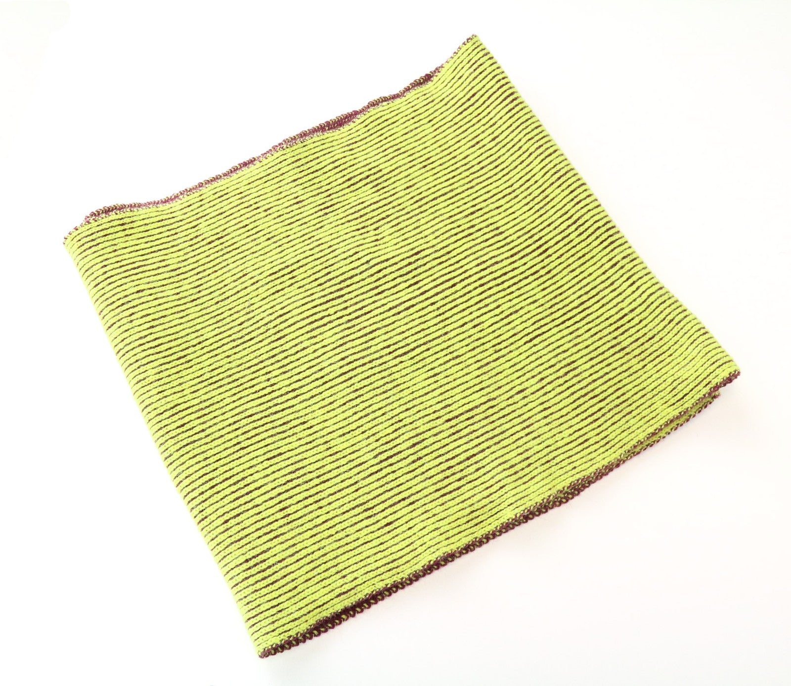 MAISON SCOTCH Women Scarf OS Purple Green Infinite Knitted