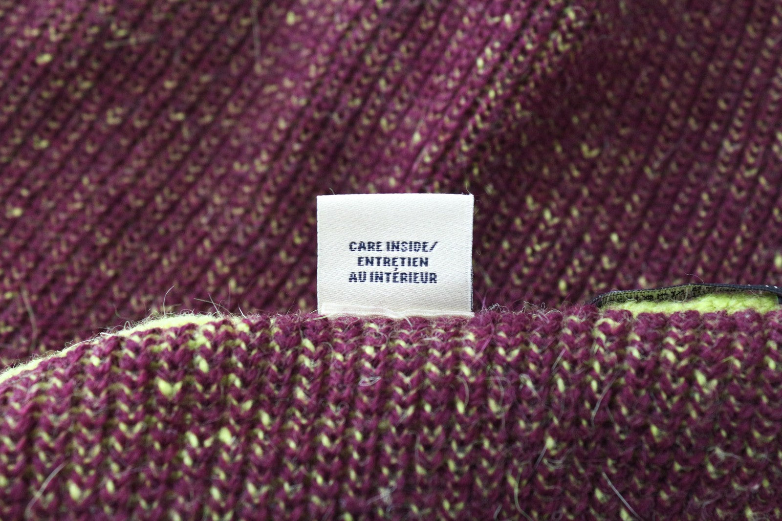 MAISON SCOTCH Women Scarf OS Purple Green Infinite Knitted