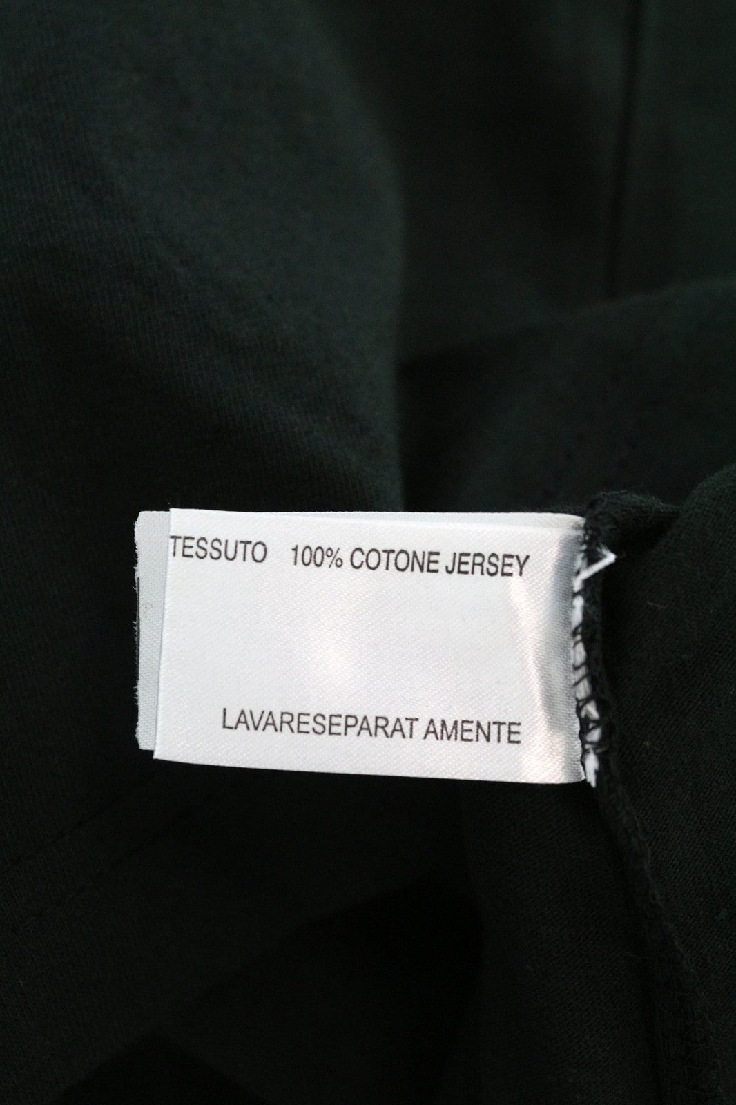 TUCANO URBANO T-TU Women T-Shirt S Black Jersey Pure Cotton Pullover