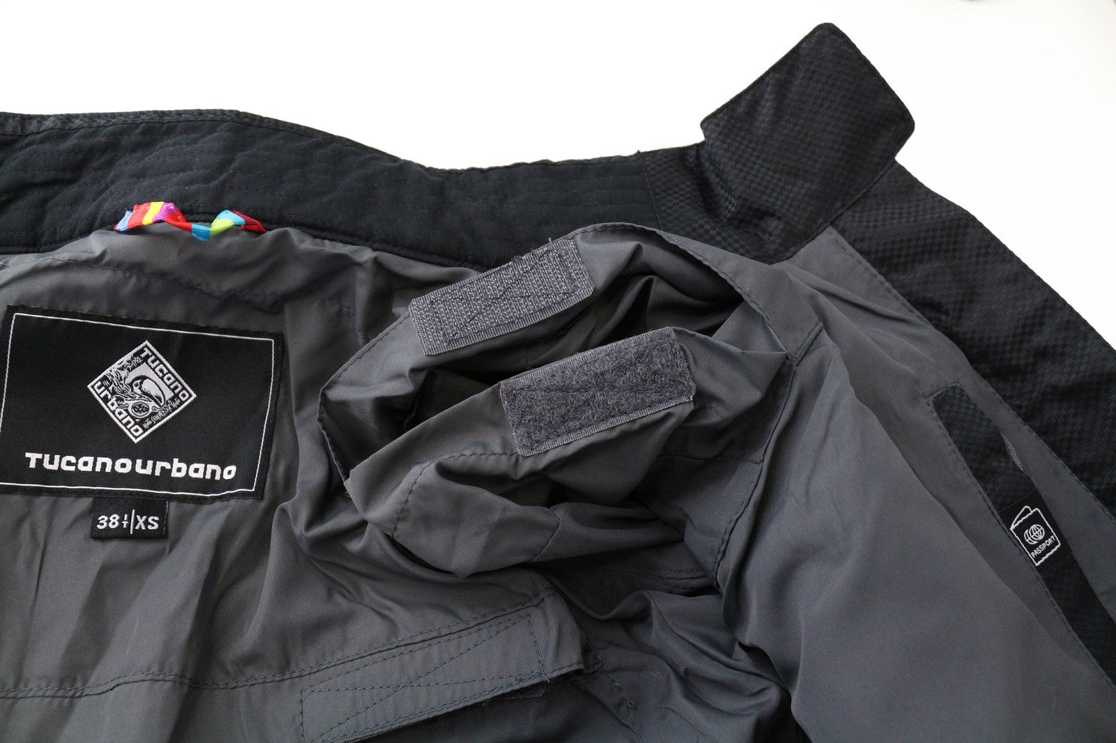 TUCANO URBANO Tina Women Jacket IT 38 Black Breathable Windproof Waterpoof