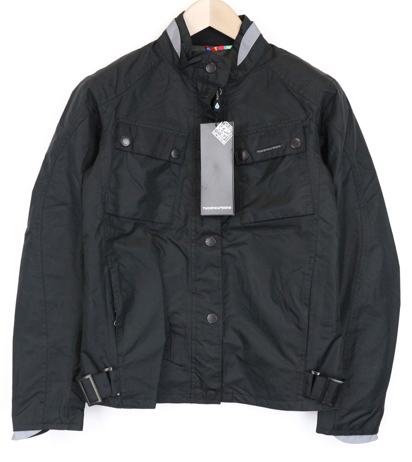 TUCANO URBANO Tina Women Jacket IT 42 Black Breathable Windproof Reflective