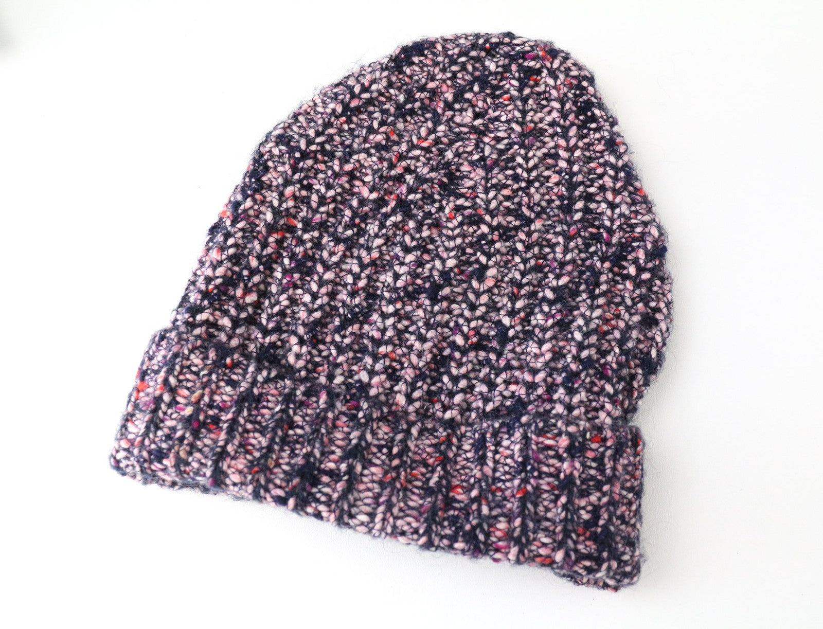 SCOTCH R'BELLE Women Hat OS Pink Beanie Chunky Knitted Patched Woo Blend