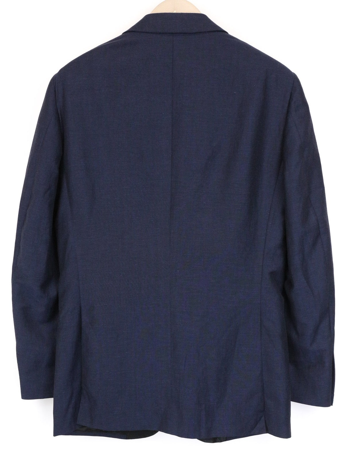 SUITSUPPLY Verona Men Blazer UK36R Tuxedo Single-Breasted Blue Wool Linen