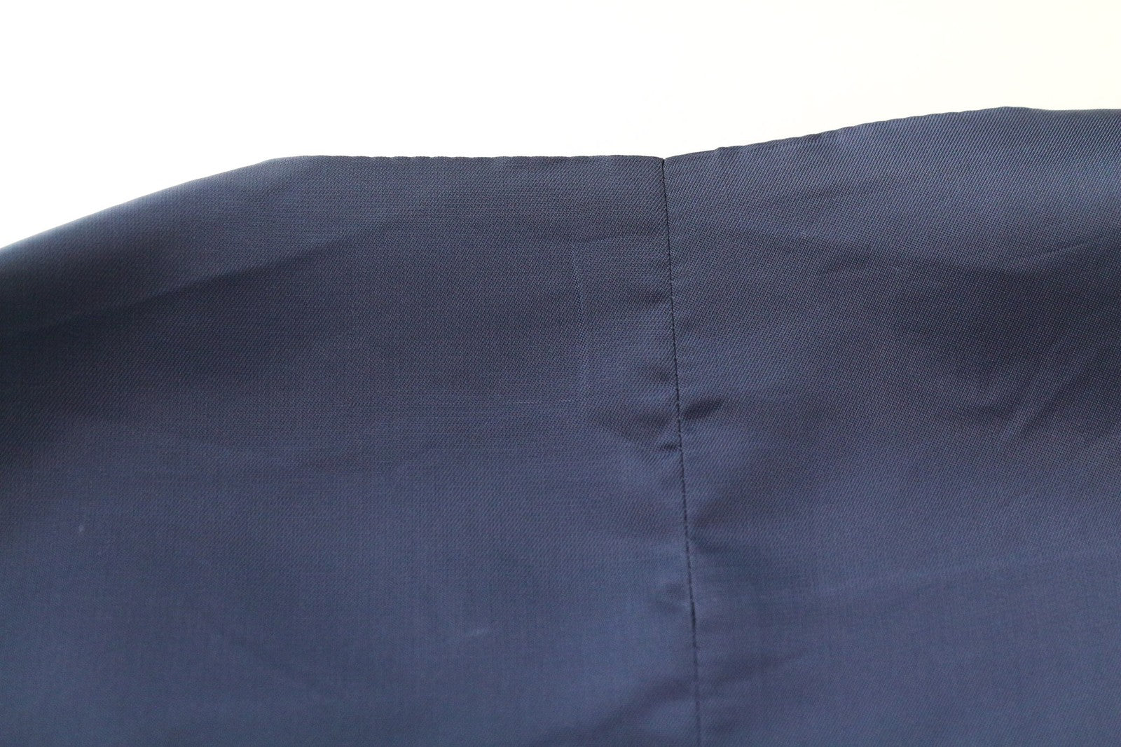 SUITSUPPLY Ferrara Men Waistcoat UK40R Blue Wool Single-Breasted Lined