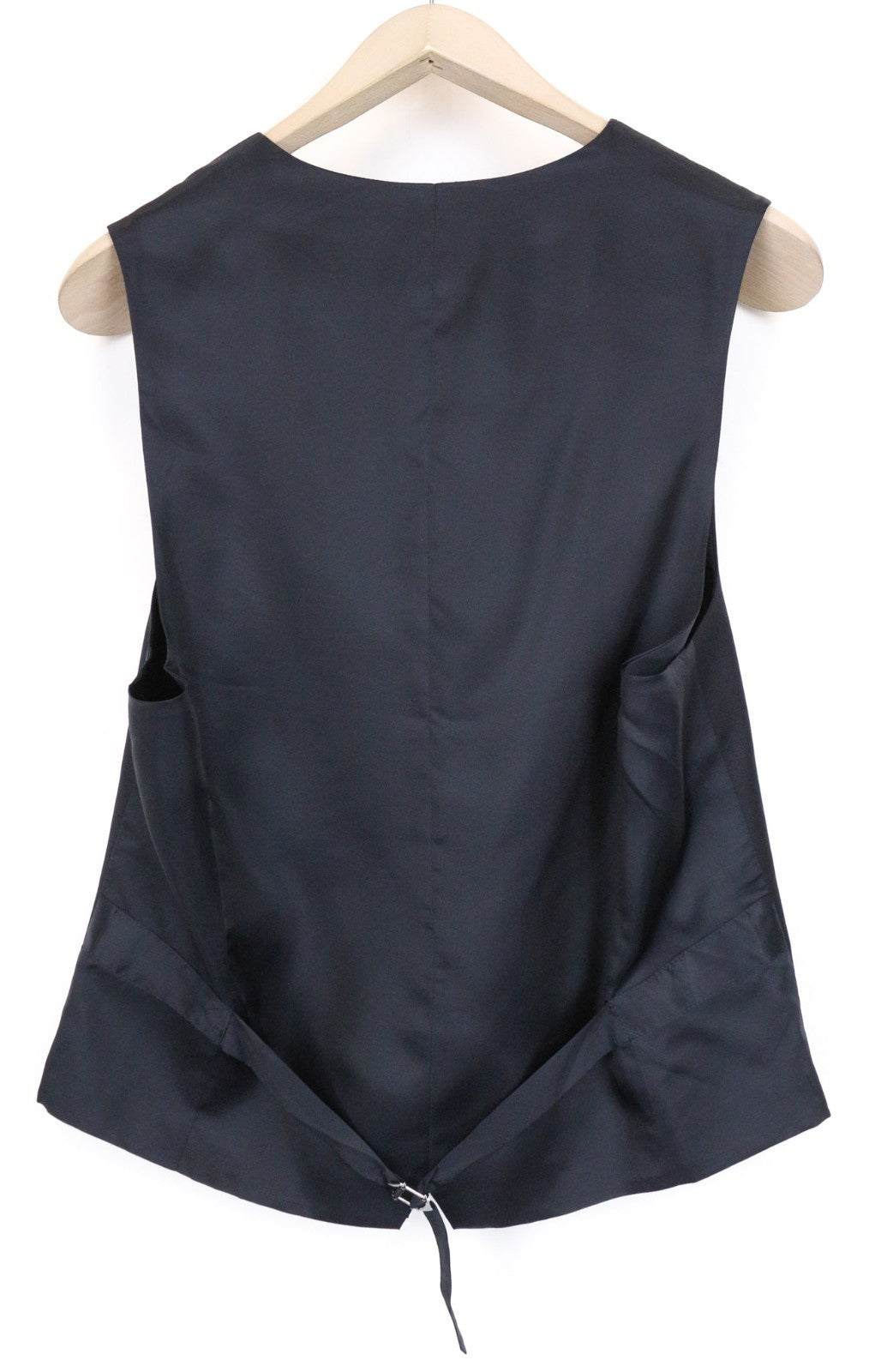 SUITSUPPLY Ferrara Men Suit UK38R Blue Slim 2-Piece Wool V-Neck Twill