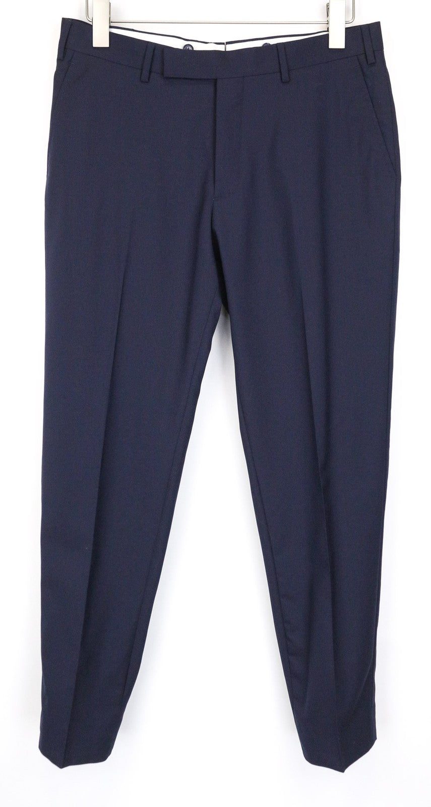 SUITSUPPLY La Spalla Men Suit UK38S Blue Slim 2-Piece Pure Wool S120s