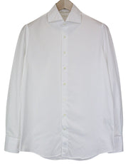 SUITSUPPLY Men's Formal Shirt 40/15 3/4 Slim White Pure Cotton Cutaway Collar