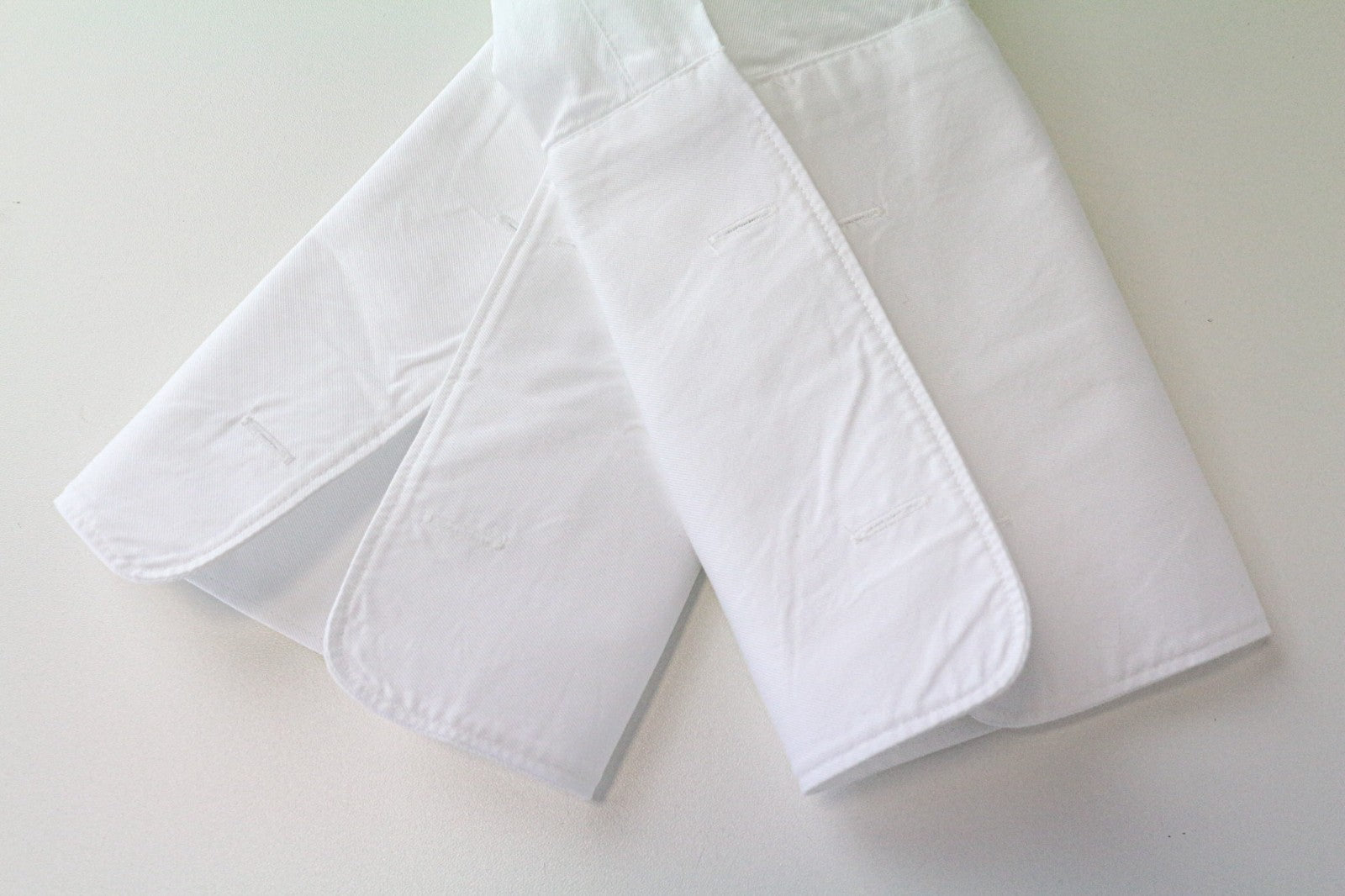 SUITSUPPLY Men's Formal Shirt 43/17 Slim White Pure Cotton Classic Long Sleeve