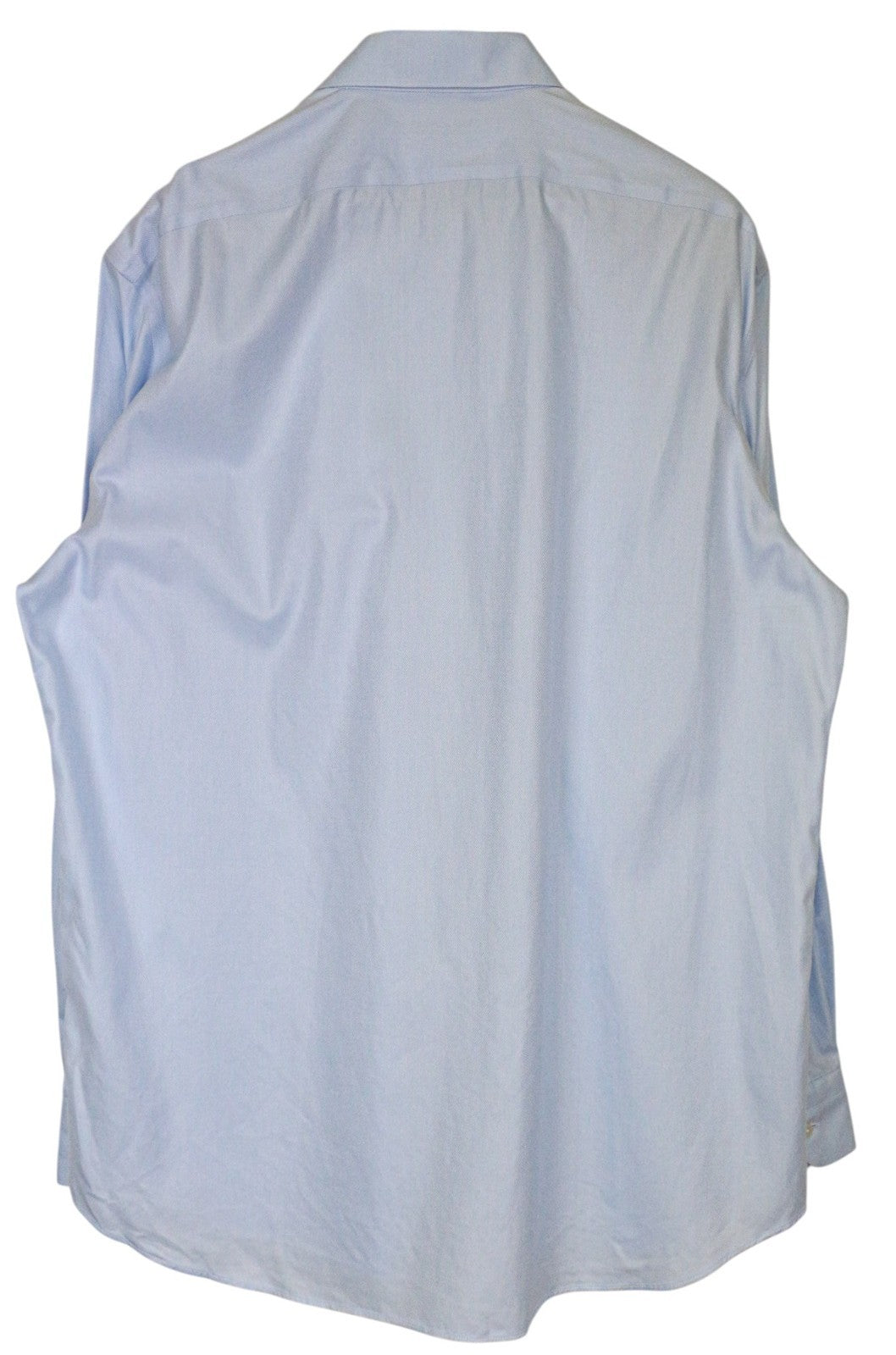 SUITSUPPLY Men's Formal Shirt 45/17 3/4 Slim Blue Pure Cotton Long Sleeve