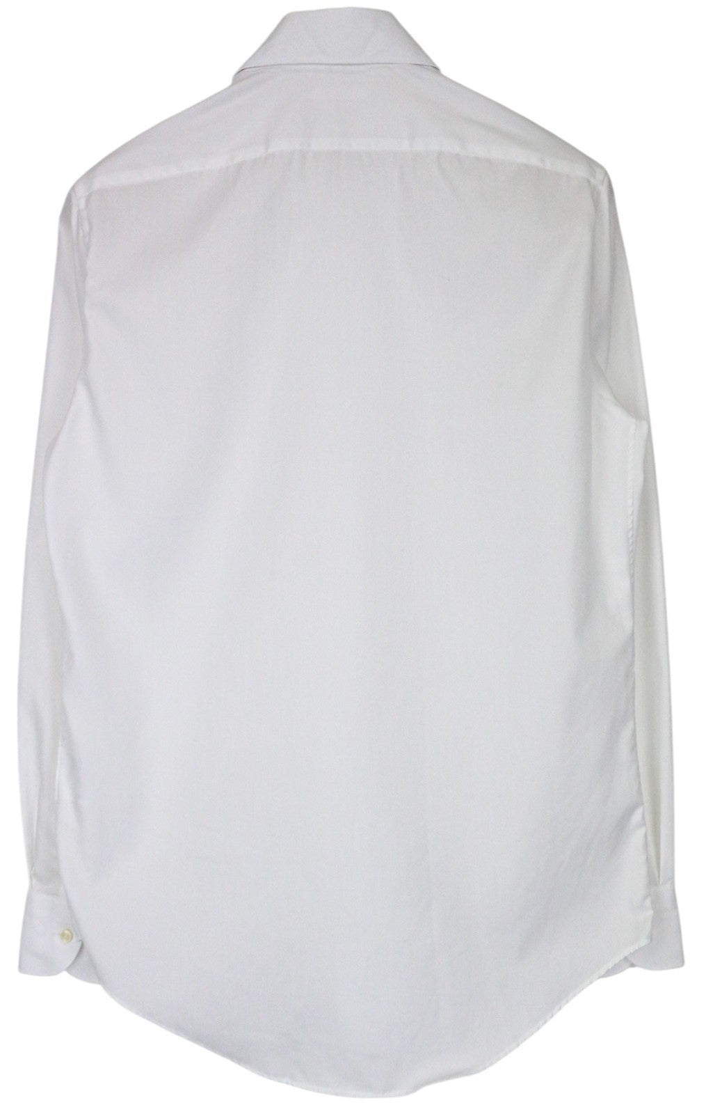 SUITSUPPLY Traveller Men's Formal Shirt 38/15 Slim White Twill Long Sleeve