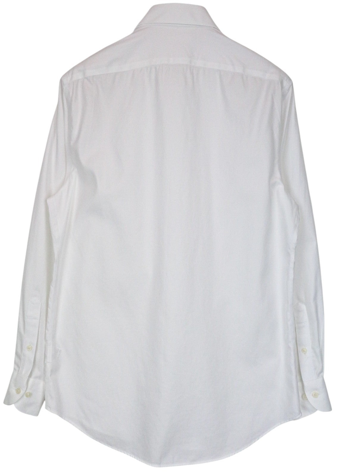 SUITSUPPLY Traveller Men's Formal Shirt 39/15 1/2 Slim White Cotton Long Sleeve