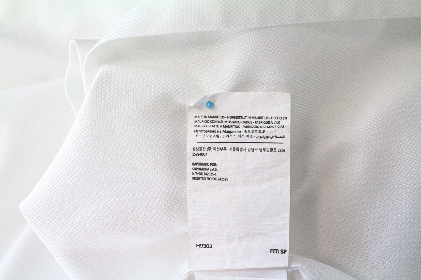 SUITSUPPLY Traveller Men's Formal Shirt 39/15 1/2 Slim White Cotton Long Sleeve