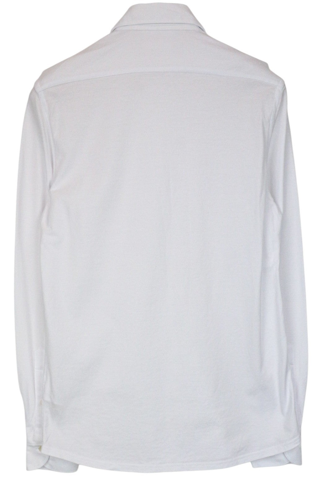 SUITSUPPLY Men's Shirt 37/38/14 1/2/15 Extra Slim White Cotton Polo Style