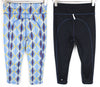 Blue Polyester Sport Leggings