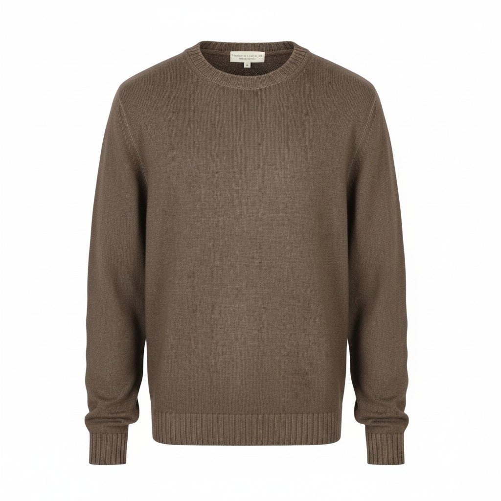 Brauner Strickpullover